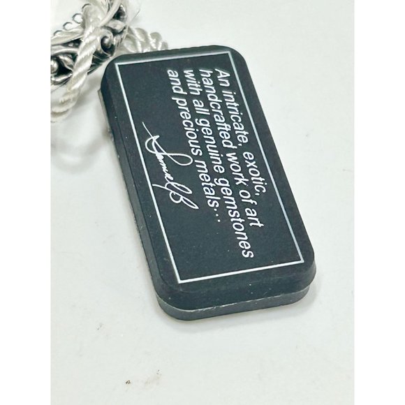 Samuel B Butterfly On Flower Ring Size 5 Sterling Silver with 14K Gold Accents - Picture 5 of 10